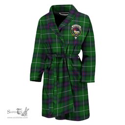 Scottish MacDonald of The Isles Clan Family Crest Tartan Bathrobe