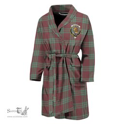 Scottish MacGregor Hunting Ancient Clan Family Crest Tartan Bathrobe