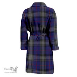 Scottish Kinnaird Clan Family Crest Tartan Bathrobe