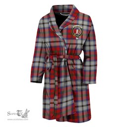 Scottish MacCulloch Dress Clan Family Crest Tartan Bathrobe