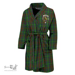 Scottish MacIntosh Hunting Clan Family Crest Tartan Bathrobe