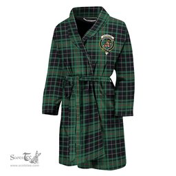 Scottish MacAulay Hunting Ancient Clan Family Crest Tartan Bathrobe