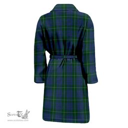 Scottish Hamilton Hunting Clan Family Crest Tartan Bathrobe