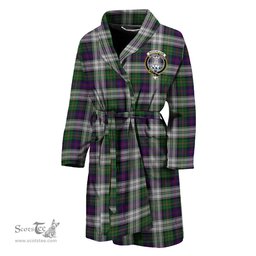 Scottish MacCallum Dress Clan Family Crest Tartan Bathrobe