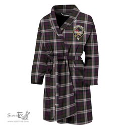 Scottish MacDonald Dress Clan Family Crest Tartan Bathrobe