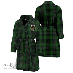 Scottish MacAulay Hunting Clan Family Crest Tartan Bathrobe