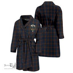 Scottish MacLaine of Lochbuie Hunting Clan Family Crest Tartan Bathrobe