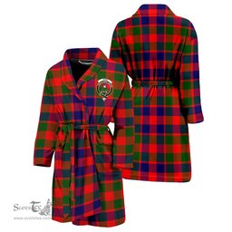 Scottish Gow of Skeoch Clan Family Crest Tartan Bathrobe