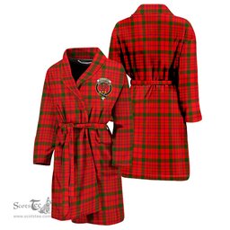 Scottish MacDonell of Keppoch Modern Clan Family Crest Tartan Bathrobe