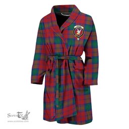 Scottish Lindsay Modern Clan Family Crest Tartan Bathrobe