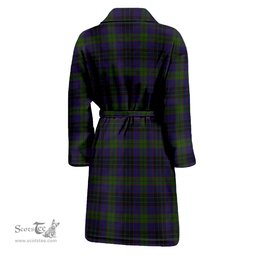 Scottish Lumsden Hunting Clan Family Crest Tartan Bathrobe