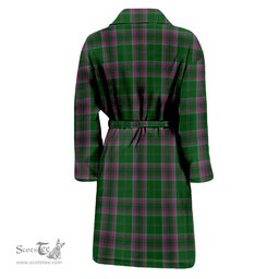 Scottish Gray Hunting Clan Family Crest Tartan Bathrobe