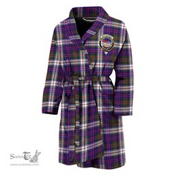 Scottish MacDonald Dress Modern Clan Family Crest Tartan Bathrobe