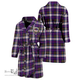 Scottish MacDonald Dress Modern Clan Family Crest Tartan Bathrobe