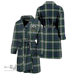Scottish MacInnes Dress Clan Family Crest Tartan Bathrobe