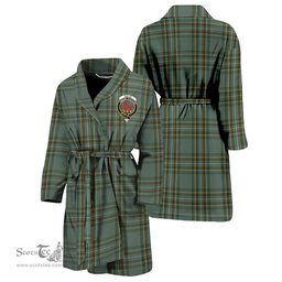 Scottish Kelly Dress Clan Family Crest Tartan Bathrobe