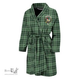Scottish MacDonald Lord of the Isles Hunting Clan Family Crest Tartan Bathrobe