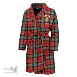 Scottish Kerr Ancient Clan Family Crest Tartan Bathrobe