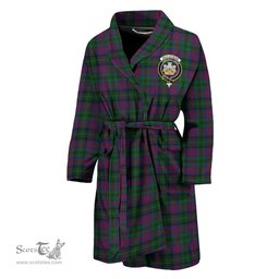 Scottish MacLachlan Hunting Clan Family Crest Tartan Bathrobe