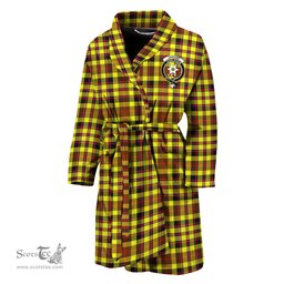 Scottish Jardine Modern Clan Family Crest Tartan Bathrobe