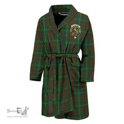 Scottish MacKintosh Hunting Clan Family Crest Tartan Bathrobe