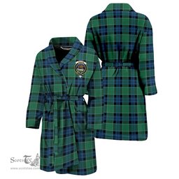 Scottish Graham of Menteith Ancient Clan Family Crest Tartan Bathrobe
