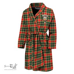 Scottish MacLachlan Hunting Modern Clan Family Crest Tartan Bathrobe