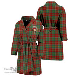 Scottish MacDonald of Kingsburgh Clan Family Crest Tartan Bathrobe