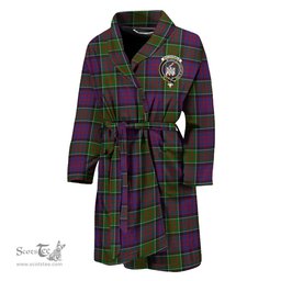 Scottish MacDonald of Clan Ranald Modern Clan Family Crest Tartan Bathrobe