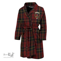 Scottish MacAlister of Skye Clan Family Crest Tartan Bathrobe