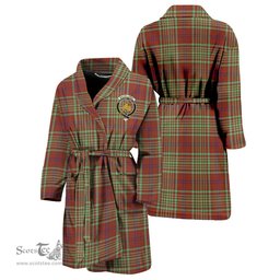 Scottish MacGillivray Hunting Ancient Clan Family Crest Tartan Bathrobe