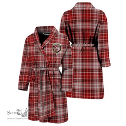 Scottish MacDougall Dress Clan Family Crest Tartan Bathrobe