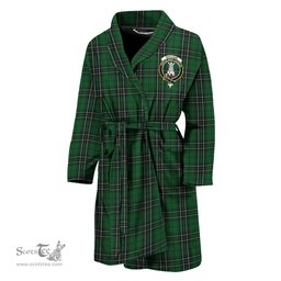 Scottish MacLean of Duart Hunting Clan Family Crest Tartan Bathrobe