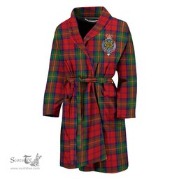 Scottish Waddell (Fife), Greg Clan Family Crest Tartan Bathrobe