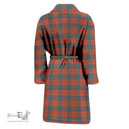 Scottish Robertson Ancient Clan Family Crest Tartan Bathrobe