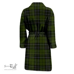 Scottish MacLean Hunting Clan Family Crest Tartan Bathrobe
