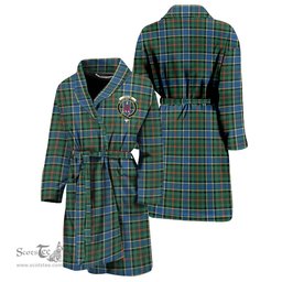 Scottish Ogilvie (Ogilvy) Hunting Ancient Clan Family Crest Tartan Bathrobe