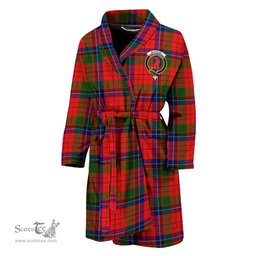 Scottish MacNicol of Scorrybreac Clan Family Crest Tartan Bathrobe