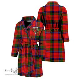 Scottish MacNicol of Scorrybreac Clan Family Crest Tartan Bathrobe