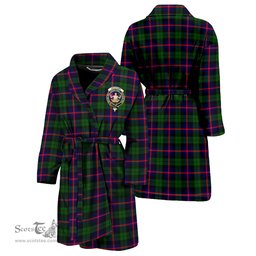 Scottish Urquhart Modern Clan Family Crest Tartan Bathrobe