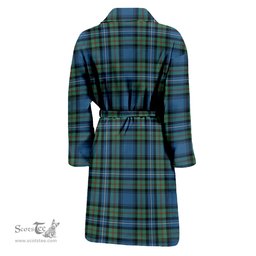 Scottish Robertson Hunting Ancient Clan Family Crest Tartan Bathrobe