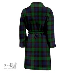 Scottish Stewart Old Clan Family Crest Tartan Bathrobe