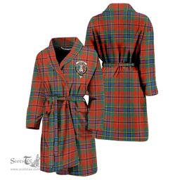 Scottish MacLean of Duart Ancient Clan Family Crest Tartan Bathrobe