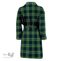 Scottish Spottiswood Clan Family Crest Tartan Bathrobe