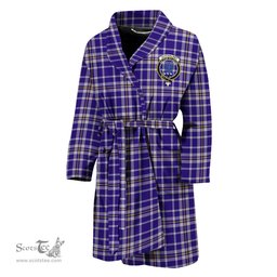 Scottish Ochterlony Clan Family Crest Tartan Bathrobe