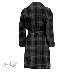 Scottish Stewart Mourning Clan Family Crest Tartan Bathrobe