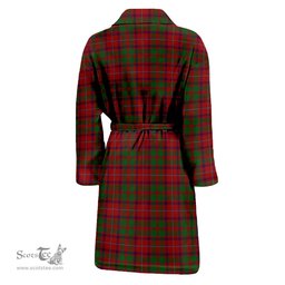 Scottish Shaw of Tordarroch Red Dress Clan Family Crest Tartan Bathrobe