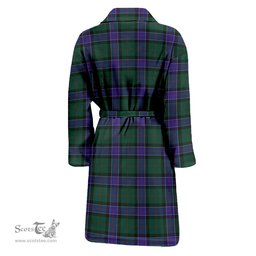 Scottish Sinclair Hunting Modern Clan Family Crest Tartan Bathrobe