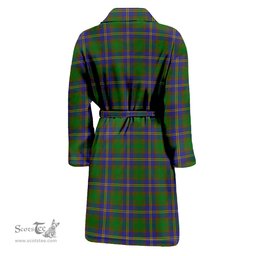 Scottish Strange of Balkaskie Clan Family Crest Tartan Bathrobe