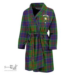 Scottish Stewart of Appin Hunting Modern Clan Family Crest Tartan Bathrobe